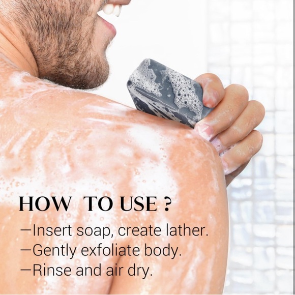 Men's Natural Bar Soap 3 PACK - Moisturizing Soap Ma - Picture 3 of 8